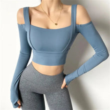 Load image into Gallery viewer, Blue Zoe Fitness Top | Daniki Limited