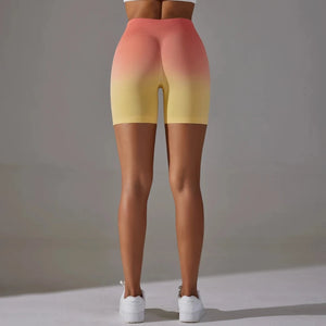 Orange/Yellow Luna Shorts | Daniki Limited
