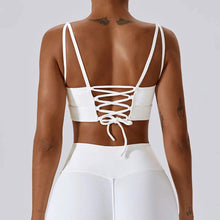 Load image into Gallery viewer, White Evolve Sports Bra | Daniki Limited
