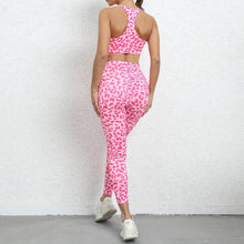 Load image into Gallery viewer, Pink Leopard Fitness Set | Daniki Limited