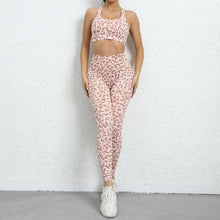 Load image into Gallery viewer, Khaki Leopard Fitness Set | Daniki Limited