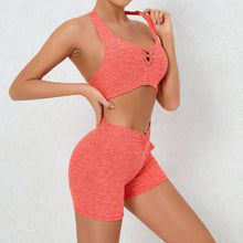 Load image into Gallery viewer, Coral/Orange Althea Fitness Set | Daniki Limited