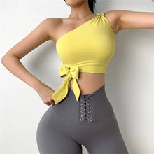 Load image into Gallery viewer, Yellow Georgia Fitness Top | Daniki Limited