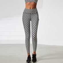 Load image into Gallery viewer, Black Checkered Leggings | Daniki Limited