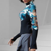 Load image into Gallery viewer, Teal/Black Active Top | Daniki Limited