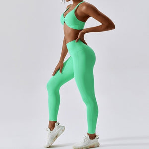 Green Twist Fitness Set | Daniki Limited
