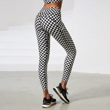 Load image into Gallery viewer, Black Checkered Leggings | Daniki Limited