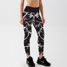 Load image into Gallery viewer, Black Marble Leggings | Daniki Limited