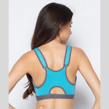 Load image into Gallery viewer, Blue Shock Proof Sports Bra | Daniki Limited