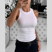 Load image into Gallery viewer, White Ribbed Tank Top | Daniki Limited