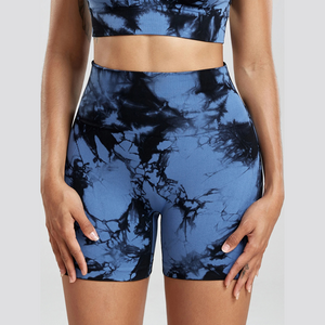 Blue Anneliese Fitness Shorts | Daniki Limited