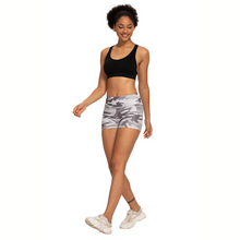 Load image into Gallery viewer, Grey Camo Fitness Shorts | Daniki Limited