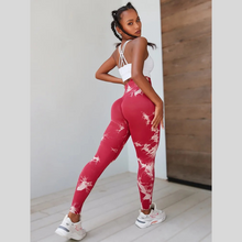 Load image into Gallery viewer, Red/Pink Willow Leggings | Daniki Limited