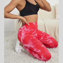 Load image into Gallery viewer, Red/Pink Willow Leggings | Daniki Limited