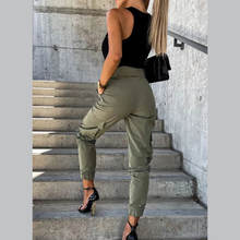 Load image into Gallery viewer, Olive Elin Cargo Pants | Daniki Limited
