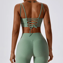 Load image into Gallery viewer, Green Evolve Sports Bra | Daniki Limited