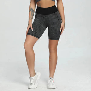 Black Izzy Fitness Shorts | Daniki Limited