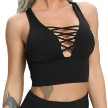 Load image into Gallery viewer, Black Rope Back Bra | Daniki Limited