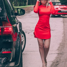 Load image into Gallery viewer, Red Charlotte Mini Dress | Daniki Limited