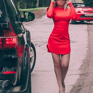 Red Charlotte Mini Dress | Daniki Limited