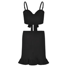 Load image into Gallery viewer, Black Rubina Skirt Set | Daniki Limited