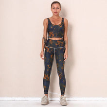 Load image into Gallery viewer, Black/Gold Gemma Fitness Set | Daniki Limited