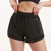 Load image into Gallery viewer, Black Elise Fitness Shorts | Daniki Limited