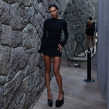 Load image into Gallery viewer, Black Felisa Mini Dress | Daniki Limited