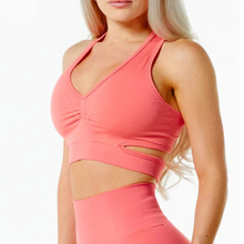 Load image into Gallery viewer, Coral Rally Sports Bra | Daniki Limited