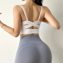Load image into Gallery viewer, White Grace Sports Bra | Daniki Limited