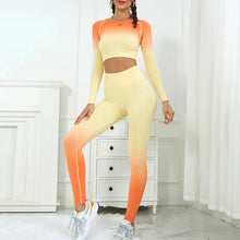 Load image into Gallery viewer, Yellow/Orange  Lyric Fitness Set | Daniki Limited