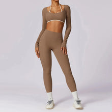 Load image into Gallery viewer, Brown Alina Fitness Set | Daniki Limited