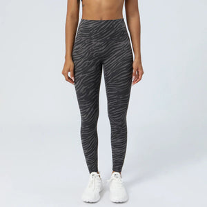 Black Zebra Leggings | Daniki Limited