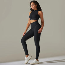 Load image into Gallery viewer, Black Vivacity Fitness Set | Daniki Limited