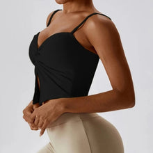 Load image into Gallery viewer, Black Florence Fitness Top | Daniki Limited