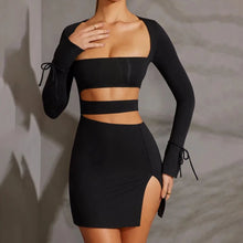 Load image into Gallery viewer, Black Hazel Mini Dress | Daniki Limited