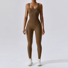 Load image into Gallery viewer, Brown Vitality Jumpsuit | Daniki Limited