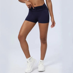 Navy Blue Spry Fitness Shorts | Daniki Limited