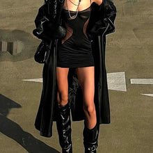 Load image into Gallery viewer, Black Sybil Mini Dress | Daniki Limited