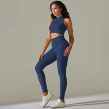 Load image into Gallery viewer, Blue Vivacity Fitness Set | Daniki Limited