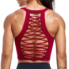 Load image into Gallery viewer, Red Rope Back Bra | Daniki Limited