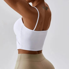 Load image into Gallery viewer, White Florence Fitness Top | Daniki Limited