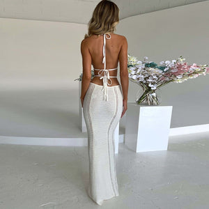 White Becca Maxi Dress | Daniki Limited