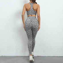 Load image into Gallery viewer, Grey Leopard Fitness Set | Daniki Limited