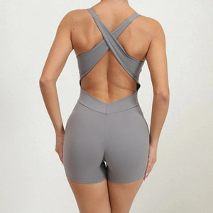 Grey Bree Jumpsuit | Daniki Limited