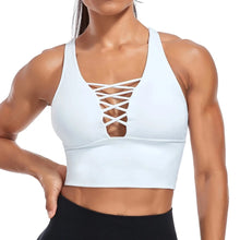 Load image into Gallery viewer, White Rope Back Bra | Daniki Limited