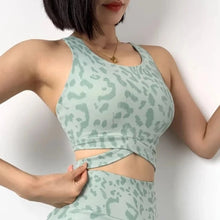 Load image into Gallery viewer, Green Adeline Sports Bra | Daniki Limited