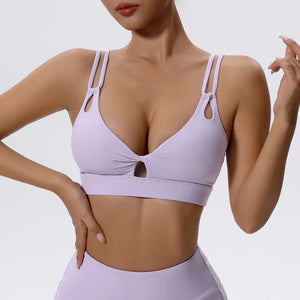 Purple Gina Sports Bra | Daniki Limited