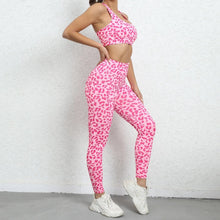 Load image into Gallery viewer, Pink Leopard Fitness Set | Daniki Limited