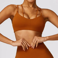 Load image into Gallery viewer, Brown Callie Sports Bra | Daniki Limited